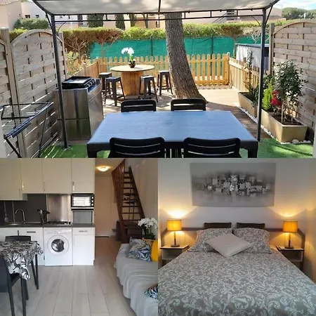 Apartament Maison Duplex Avec Jardin 200 Metres Du Quartier Naturiste Agde